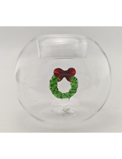 Sfera C/Porta Tealight Christmas - Brandani