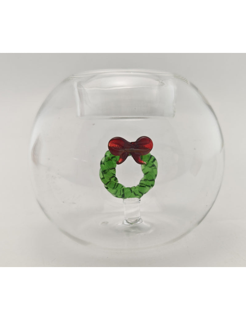 Sfera C/Porta Tealight Christmas - Brandani