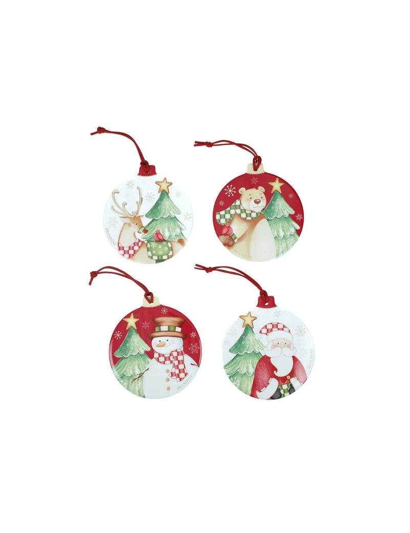 Set 4 Decorazioni Sfera &