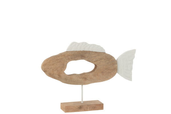 Pesce Legno C/Base - Jolipa