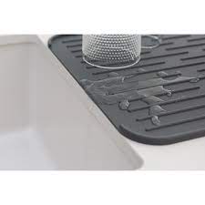 Silicone Dish Mat Dark Grey Brabantia