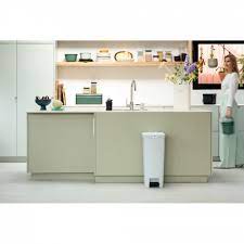 Step Up Pattumiera A Pedale 40 Lt Light Grey - Brabantia