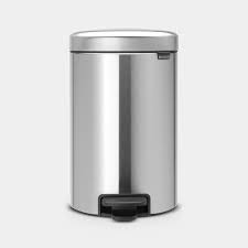 Newlcon Pattumiera A Pedale 12 Lt. Matt Steel - Brabantia