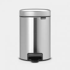 Newlcon Pattumiera A Pedale 3 Lt. Matt Steel - Brabantia