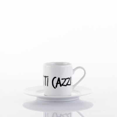 Set 6 Tazze Caffè C/Piattino 'Graffiti' - Weissestal