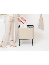 Bo Touch Bin 11+23 Lt. Soft Beige - Brabantia