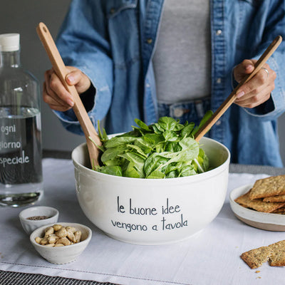 Insalatiera 'Le buone idee vengono a tavola' - SIMPLE DAY