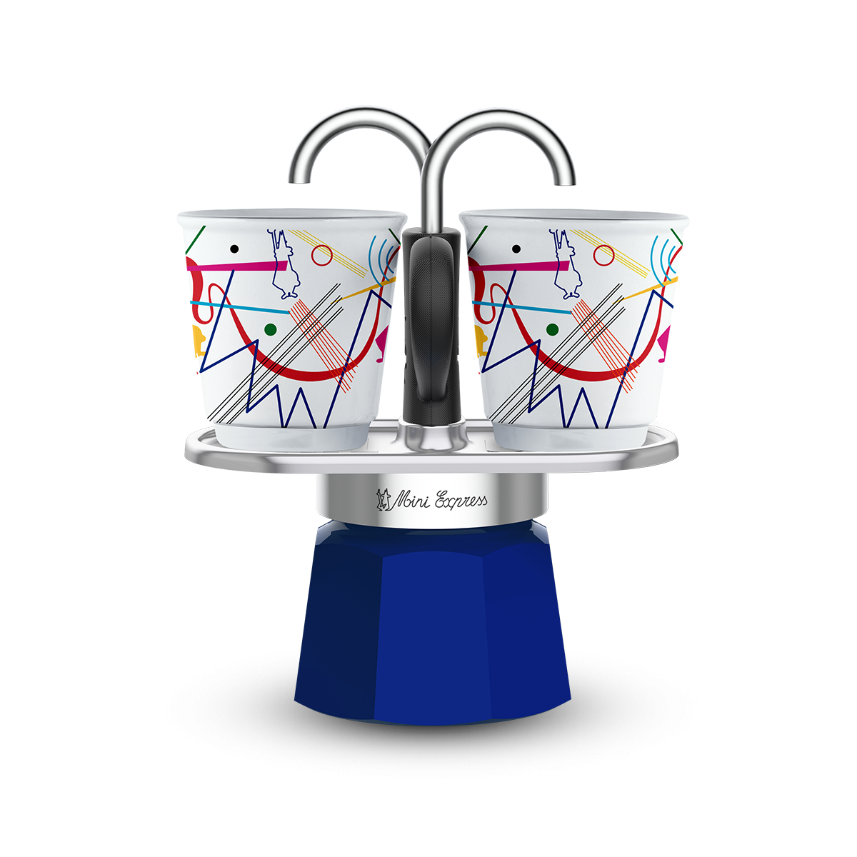 Mini Express 'Kandinsky' C/2 Bicchierini - Bialetti