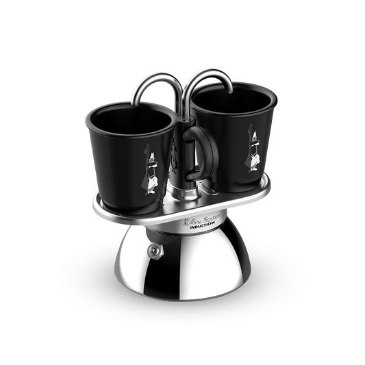 Mini Express Induzione C/2 Bicchierini Nera - Bialetti