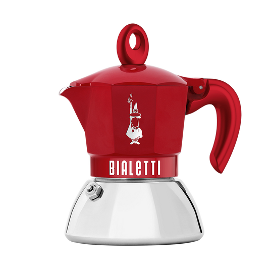 Moka 2 Tazze Induction Exclusive Red - Bialetti