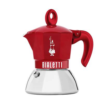 Moka 2 Tazze Induction Exclusive Red - Bialetti