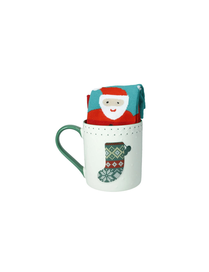 Mug Calza Verde C/Calzini - Brandani