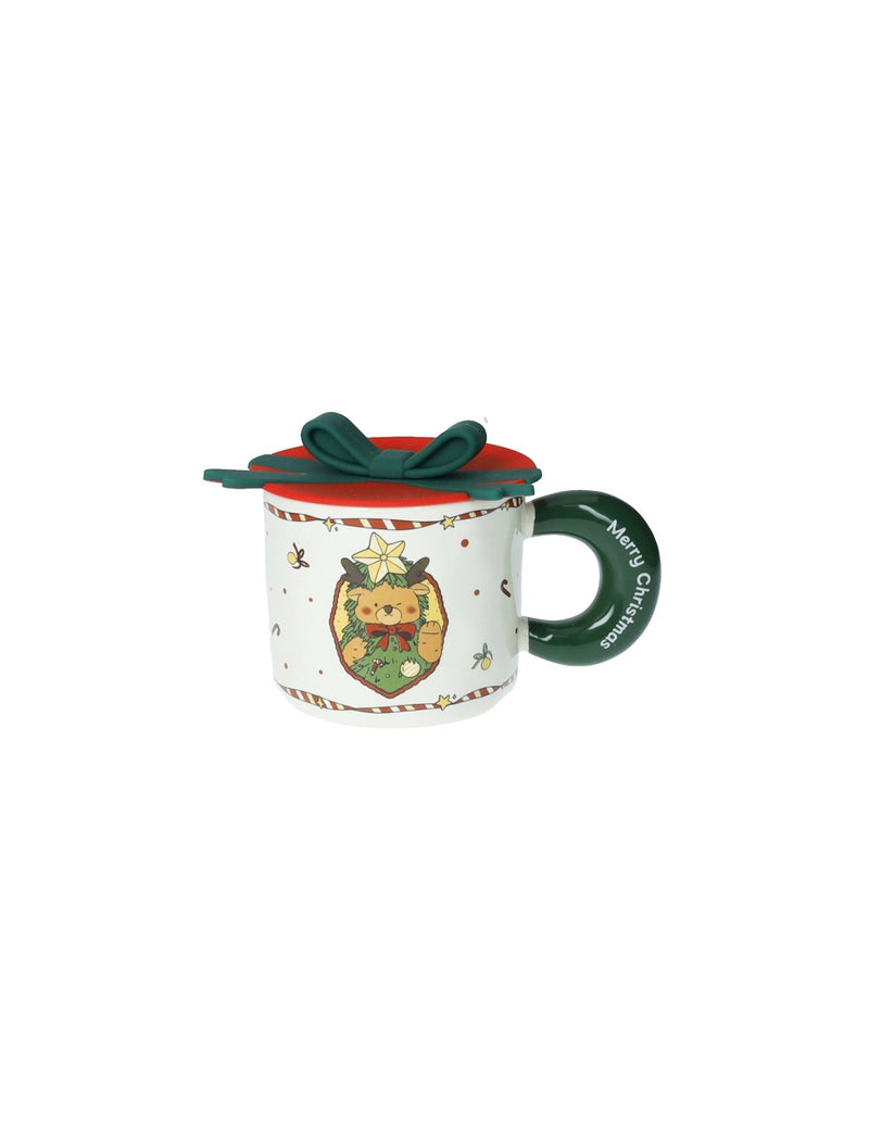 Mug Fiocco C/Tappo Verde - Brandani
