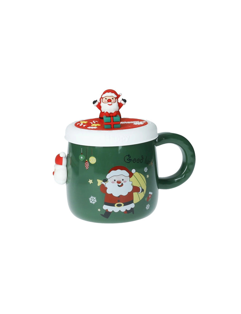 Mug Babbo Natale Verde C/Magnete - Brandani