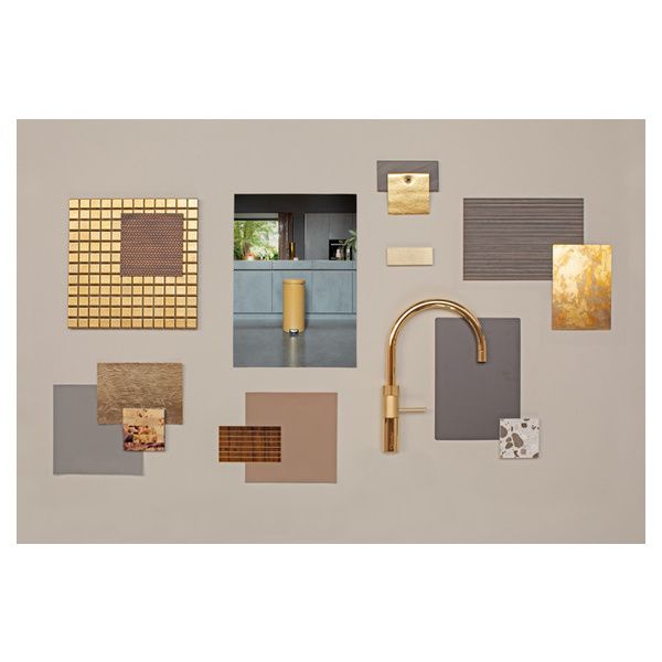 Pattumiera A Pedale NewIcon 30 Lt Warm Brass - Brabantia