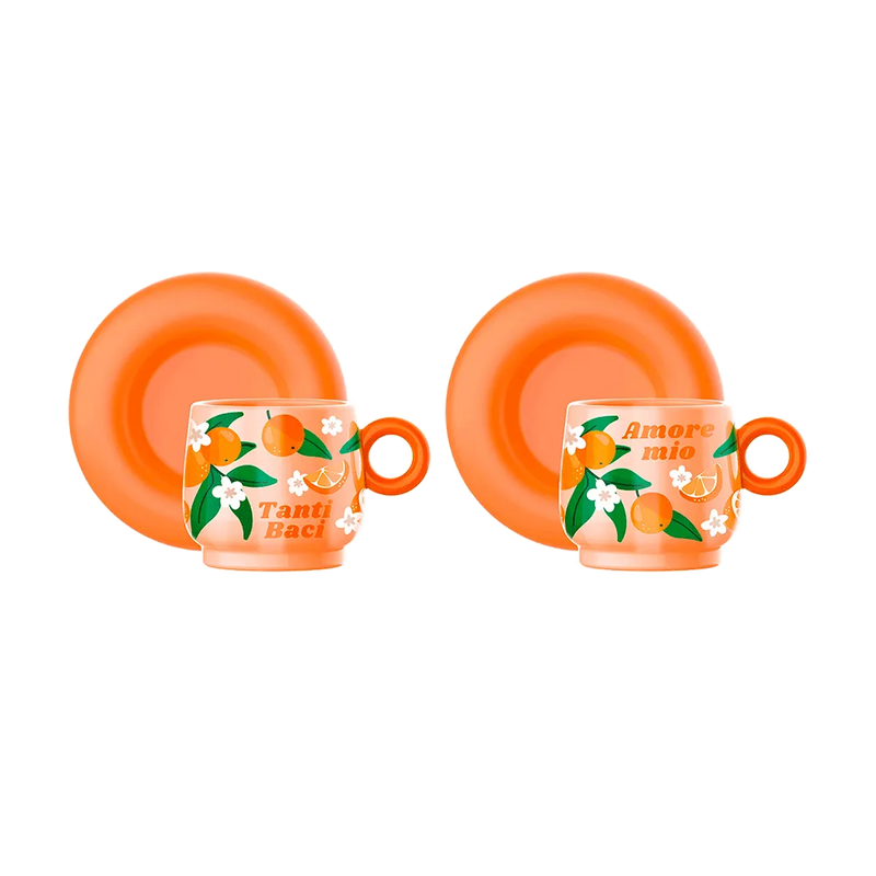 Set 2 Tazzine Arance - Bialetti