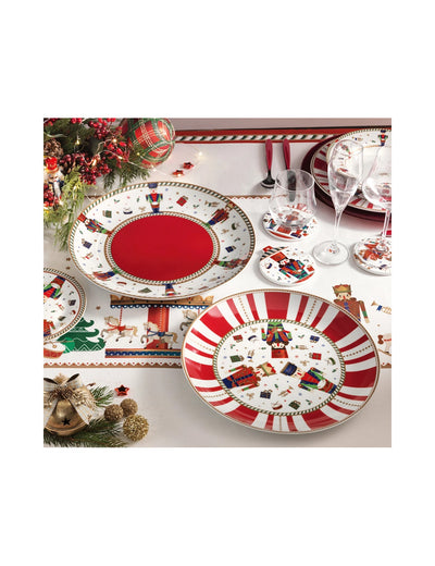 Piatto Da Portata 'Lo Schiaccianoci' Rosso - Brandani