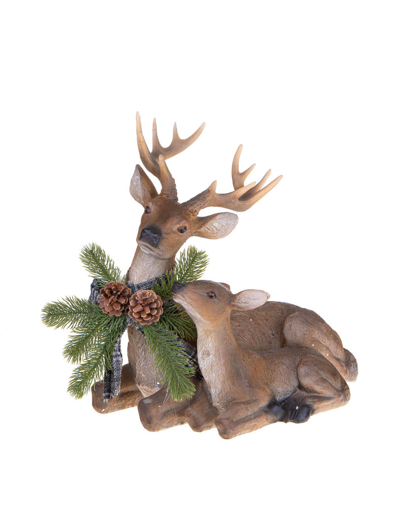 Renna C/Cucciolo E Fiocco - Brandani