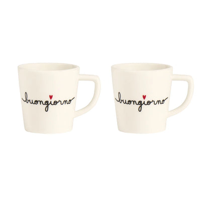 Set 2 Tazzine Espresso 'Buongiorno' - SIMPLE DAY