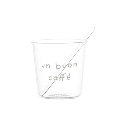 Set 4 Bicchierini Espresso 'Un Buon Caffè' - SIMPLE DAY