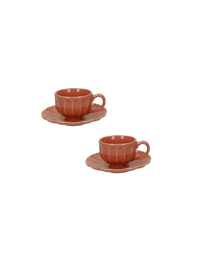 Set 2 Tazze Caffè Calipso Arancione - Brandani