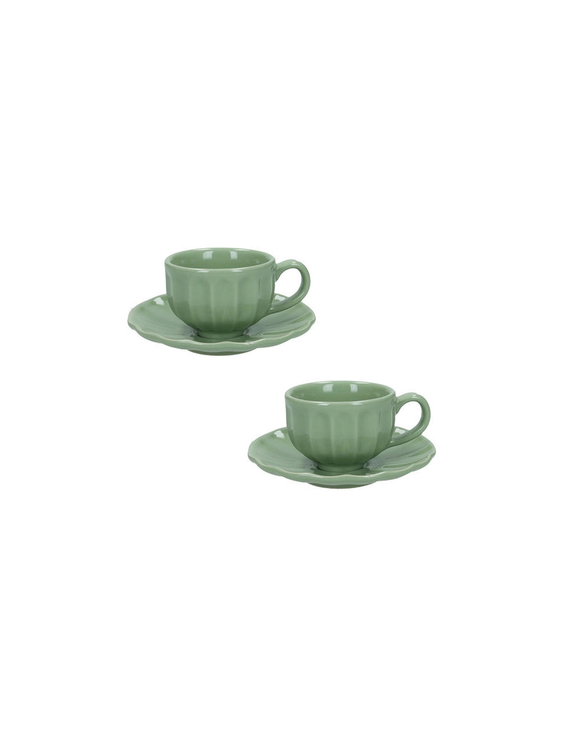 Set 2 Tazze Caffè Calipso Salvia - Brandani