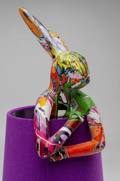 Lampada Da Tavolo Rabbit Graffiti/Viola - KARE DESIGN