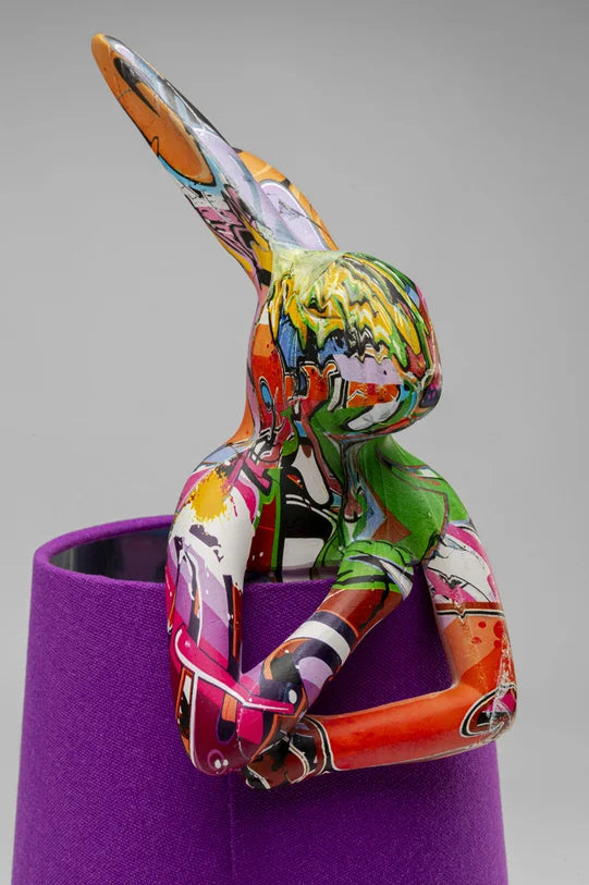 Lampada Da Tavolo Rabbit Graffiti/Viola - KARE DESIGN