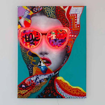 Quadro Led 'Chic Woman' - Locomocean