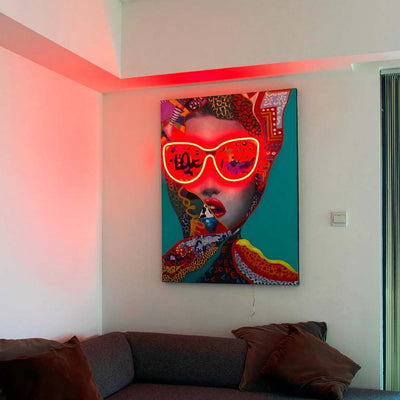 Quadro Led 'Chic Woman' - Locomocean