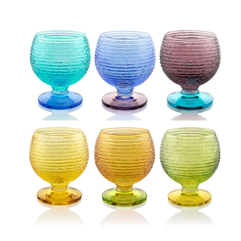 SET 6 CHALICE CL 30 MULTICOLOR IVV - Assorted colors