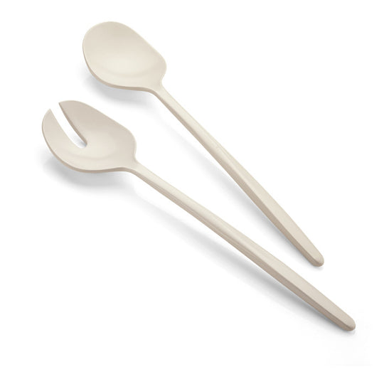 Guzzini Tierra Salad Cutlery - White Milk