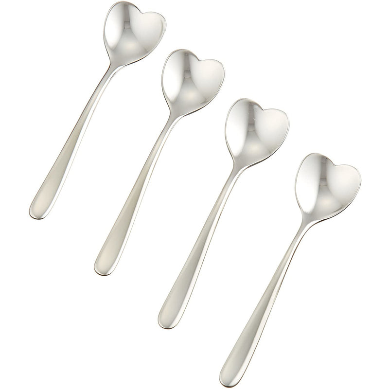 Alessi stainless steel coffee spoons set (4 pcs)