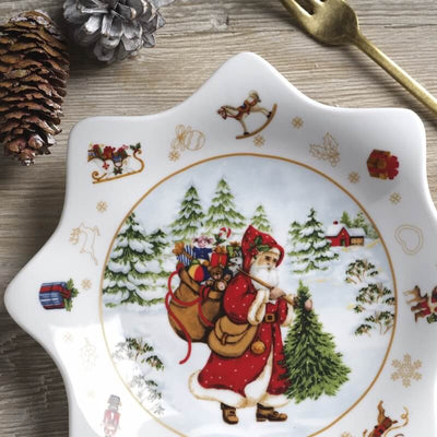 Christmas plate Xmas Weissestal