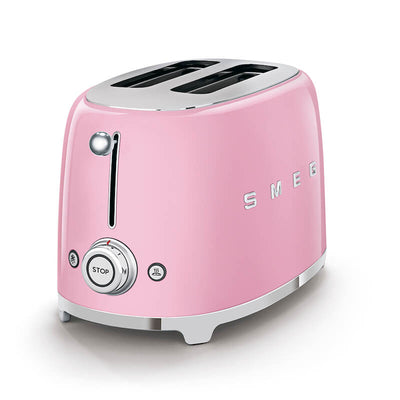 SMEG 2 Slices Pink Toaster