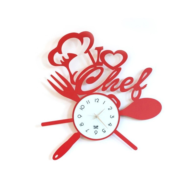 I Love Chef" Arti & Mestieri Clock