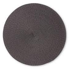 Placemat Round Continenta - cm 38 Anthracite