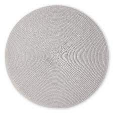 Placemat Round Continenta - cm 38 Light Grey